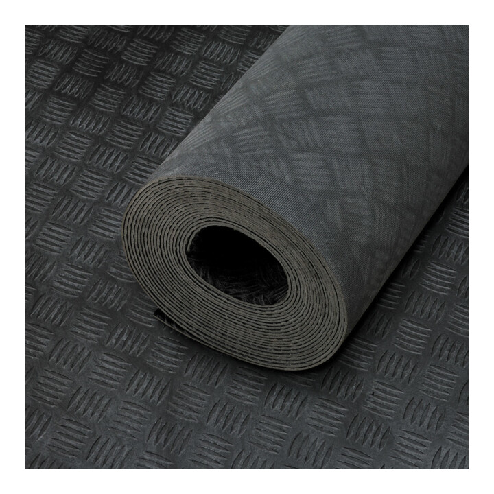FORTIS Tapis anti-choc PRO NR/SBR noir 3 mm 1400 mm 10 m