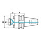 FORTIS Tige porte-fraise DIN ISO 7388-2 AD BT40 16x100mm