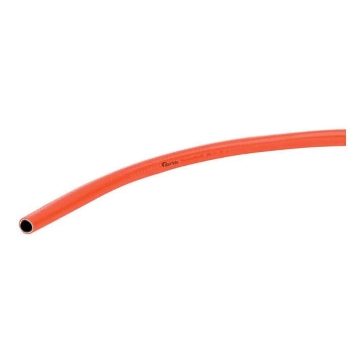 FORTIS Tuyau d'eau de sécurité PVC 12,5 x 2,75 mm orange fluorescent 25 m