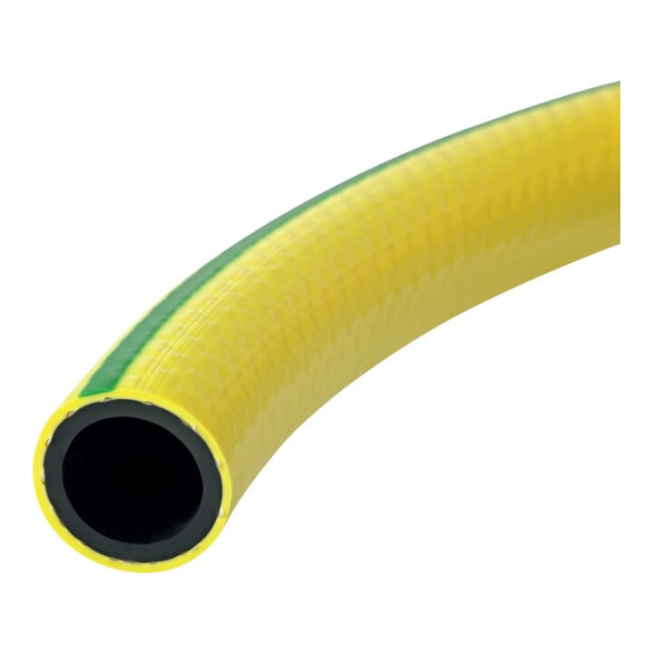 FORTIS Tuyau d'eau PVC 18,6 x 2,7 mm jaune/vert 25 m