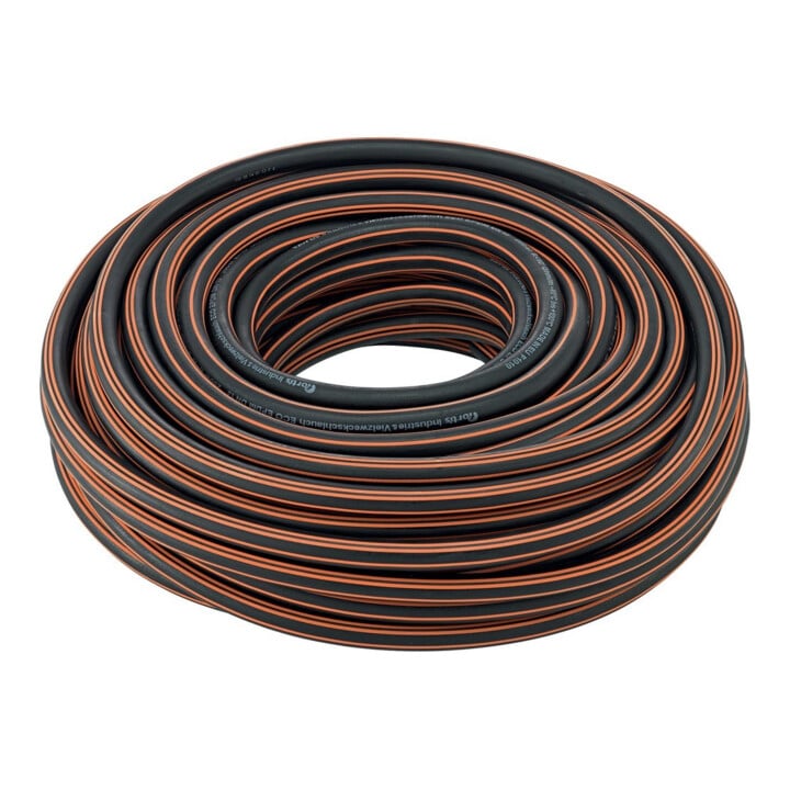FORTIS Tuyau industriel et polyvalent ECO EPDM 25 × 4,5 mm 40 m noir/orange