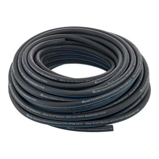 FORTIS Tuyau industriel et polyvalent PRO 8 x 3,5 mm EPDM noir/bleu 40 m