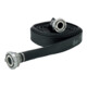FORTIS Tuyau plat polyvalent C/52 mm caoutchouté noir avec raccords STORZ 20 m