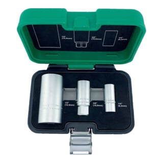 FORTIS Universal-Steckschlüssel-Einsatz 3tlg. 6-32mm