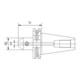 FORTIS Vlakspanfrees DIN ISO 7388-1 AD/AF SK50 50mm A120