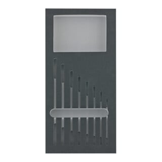 FORTIS Werkzeugmodul 1/3 leer 188 x 395 x 30mm Doppel-Maulschlüssel