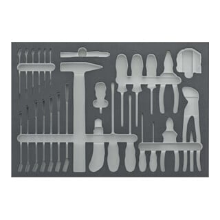 FORTIS Werkzeugmodul 3/3 leer 565 x 395 x 30mm Handwerkzeuge