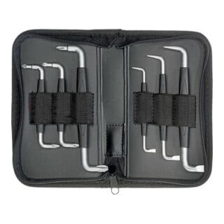 FORTIS Winkelschraubendreher-Set 6-teilig Schlitz PH PZ