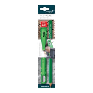 Fourreau Pocket pour crayons avec couteau point. avec 2 crayons de tailleur de p