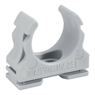 Fränkische Kunststoff-Klemmschelle UV-stabilisiert clipfix-UV 25 gr