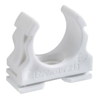 Fränkische Kunststoff-Klemmschelle UV-stabilisiert clipfix-UV 32 ws