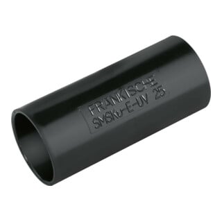 Fränkische Kunststoff-Steckmuffe schwarz SMSKu-E-UV 32 sw