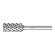 Frässtift ZYA D.12mm Kopf-L.25mm Schaft-D.6mm HM Verz.INOX PFERD