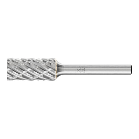 Frässtift ZYA D.12mm Kopf-L.25mm Schaft-D.6mm HM Verz.STEEL PFERD