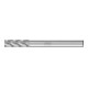 Frässtift ZYA D.6mm Kopf-L.16mm Schaft-D.6mm HM Verz.INOX PFERD-1