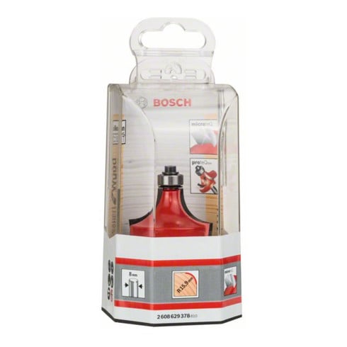 Fraise à arrondir Bosch Expert pour bois 8 mm D 44,4 mm R1 15,9 mm L 22,2 mm G 64 mm