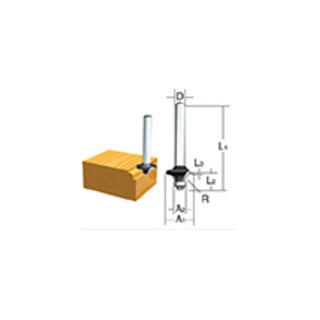 Fraise à arrondir Makita 6 mm WA6 (D-09547)