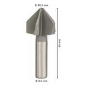 Fraise à chanfreiner Bosch avec queue cylindrique 20,0 mm M 10 45 mm 8 mm-4