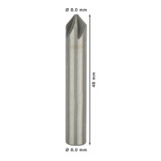 Fraise Bosch HSS, tige cylindrique-4