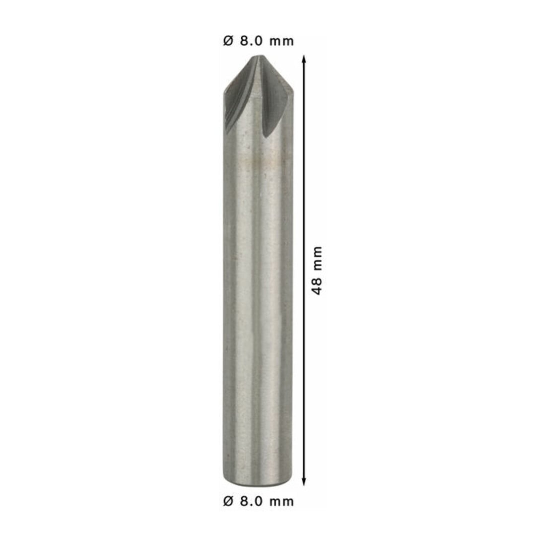 Fraise Bosch HSS, tige cylindrique