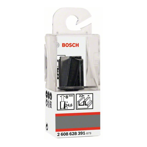 Fraise à rainurer Bosch droite 8 mm, D1 22 mm, L 25 mm, G 56 mm