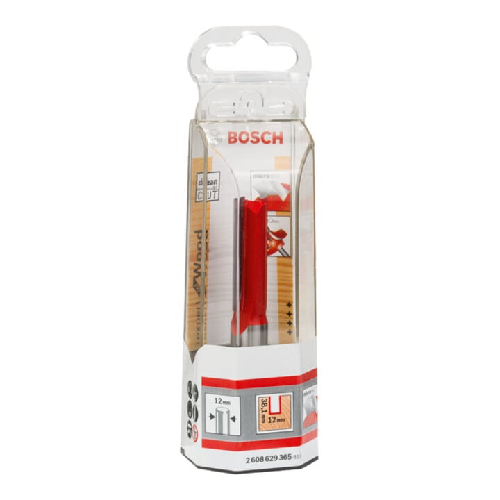 Fraise à rainurer droit 12 mm, D1 12 mm, L 38,1 mm, G 80 mm