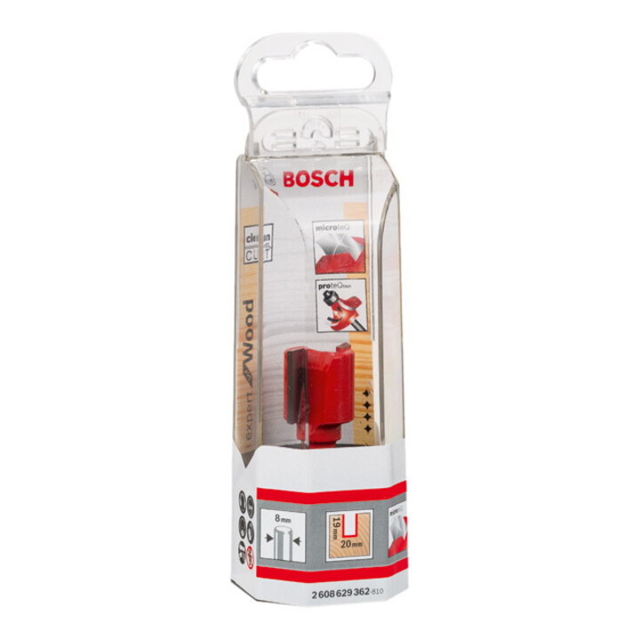 Fraise à rainurer droit 8 mm, D1 20 mm, L 19 mm, G 56 mm