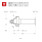 Fraise arrondie STIER avec roulement, HM-2