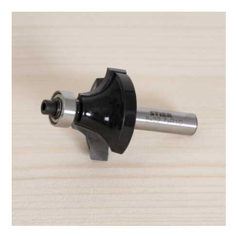 Fraise à rayonner STIER avec roulement à billes carbure (HW) Ø 32,7 mm, 8 mm