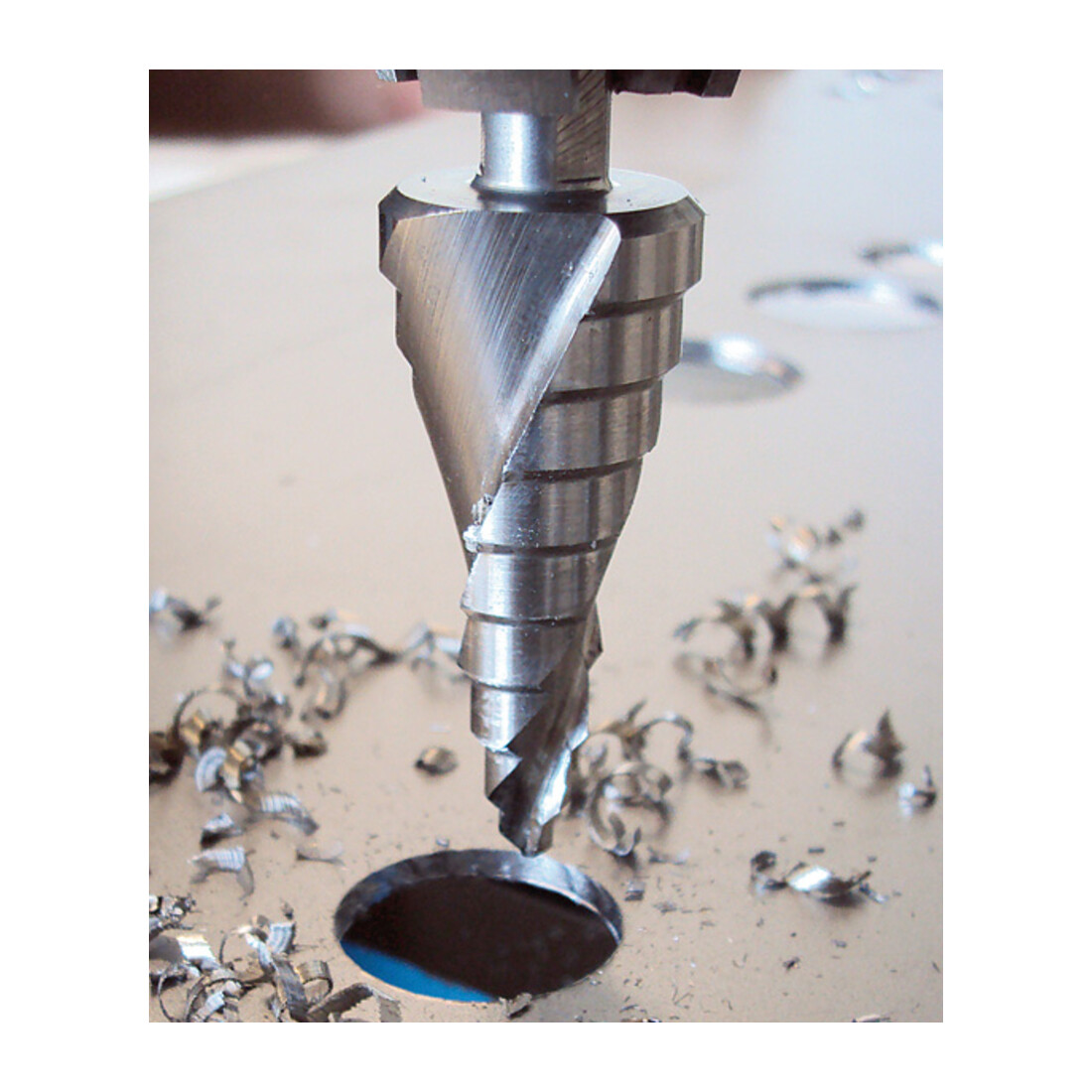 Fraise étagée HSS-TiN 6 - 37 mm, 10,0 mm, 93 mm