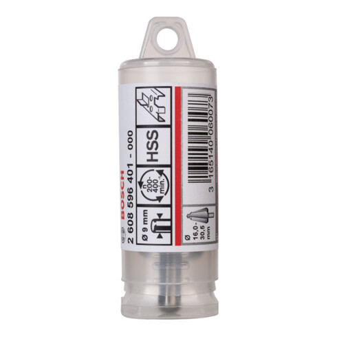 Fraise progressive, cylindrique 16-30,5 mm, 76 mm, 9 mm