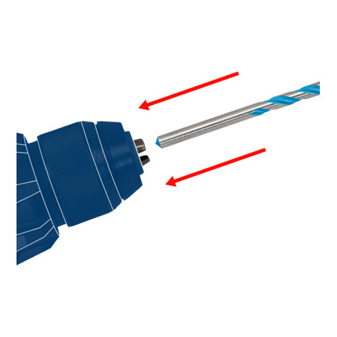Perceuse à tôle Bosch HSS cylindrique