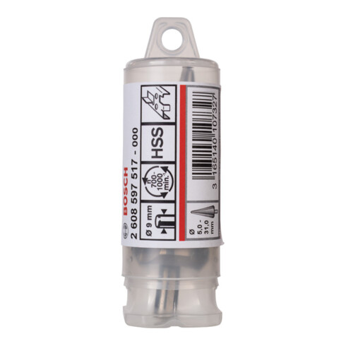 Fraise progressive, cylindrique 5-31 mm, 103 mm, 9 mm