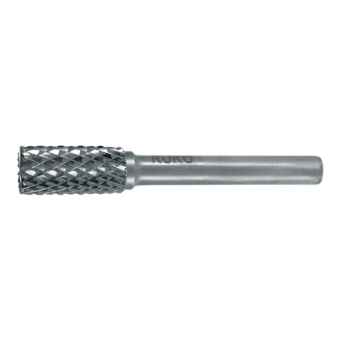 Fraises sur tige en carbure Ruko forme A cylindrique (ZYA) avec denture frontale