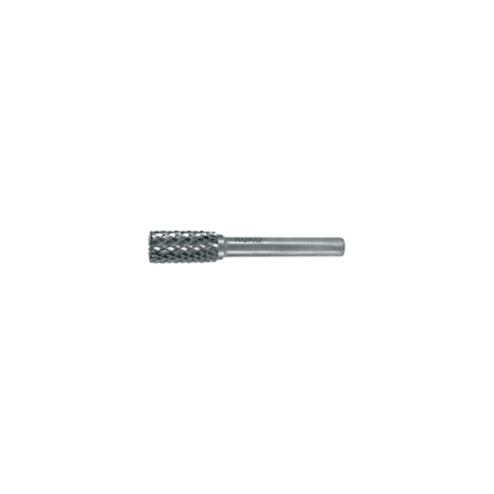 Fraise sur tige en carbure Ruko forme A cylindrique (ZYA) avec denture frontale diamètre 8 mm