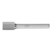 Fraise sur tige forme A ZYA D. 10 mm L. tête 13 mm D. tige 6 mm carbure engrènem