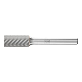 Fraise sur tige forme A ZYA D. 10 mm L. tête 20 mm D. tige 6 mm carbure engrènem