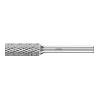Fraise sur tige forme A ZYA D. 10 mm L. tête 25 mm D. tige 6 mm carbure engrènem