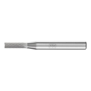 Fraise sur tige forme A ZYA D. 4 mm L. tête 13 mm D. tige 6 mm carbure engrèneme