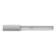 Fraise sur tige forme A ZYA D. 8 mm L. tête 20 mm D. tige 6 mm carbure engrèneme