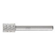 PFERD Fraise rotative HSS forme cylindre tête A-ST Ø 10x13mm tige Ø 6mm Z 3 universelle moyenne fine brise-copeaux