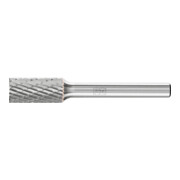 Fraise sur tige forme A ZYAS D. 10 mm L. tête 20 mm D. tige 6 mm carbure engrène