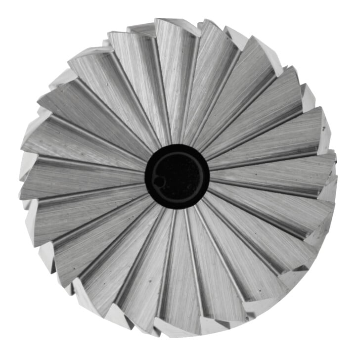 Fraise sur tige forme A ZYAS D. 10 mm L. tête 20 mm D. tige 6 mm carbure engrène