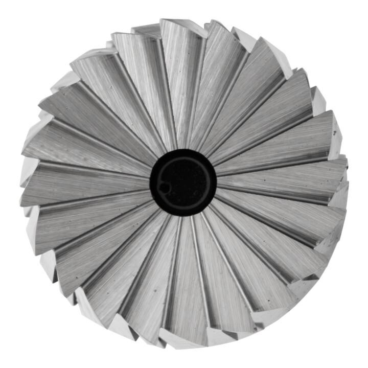 Fraise sur tige forme A ZYAS D. 10 mm L. tête 20 mm D. tige 6 mm carbure engrène