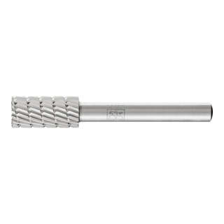 Fraise sur tige forme A ZYAS D. 10 mm L. tête 20 mm D. tige 6 mm HSS engrènement