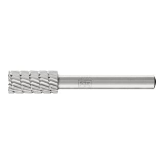 Fraise sur tige forme A ZYAS D. 10 mm L. tête 20 mm D. tige 6 mm HSS engrènement