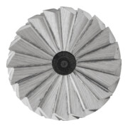 Fraise sur tige forme A ZYAS D. 10 mm L. tête 20 mm D. tige 6 mm HSS engrènement-3
