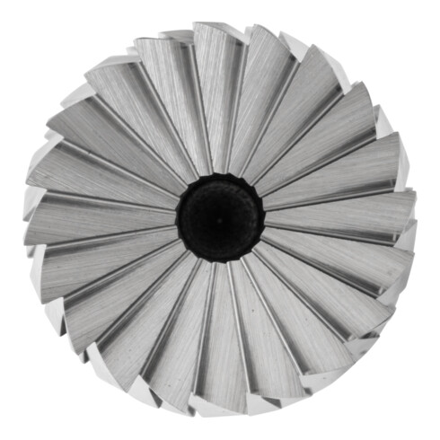 Fraise sur tige forme A ZYAS D. 10 mm L. tête 25 mm D. tige 6 mm carbure engrène