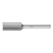 Fraise sur tige forme A ZYAS D. 12 mm L. tête 25 mm D. tige 6 mm carbure engrène