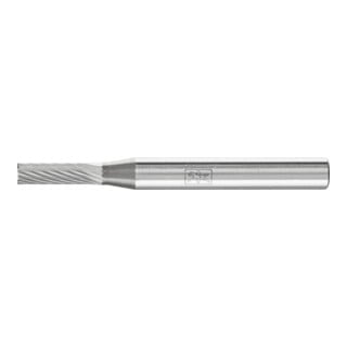 Fraise sur tige forme A ZYAS D. 4 mm L. tête 13 mm D. tige 6 mm carbure engrènem